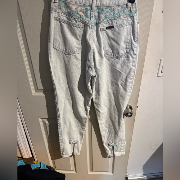 Vintage Sasson Jeans Women Size 12 Denim Straight Leg Flat Front High Rise - Picture 6 of 16